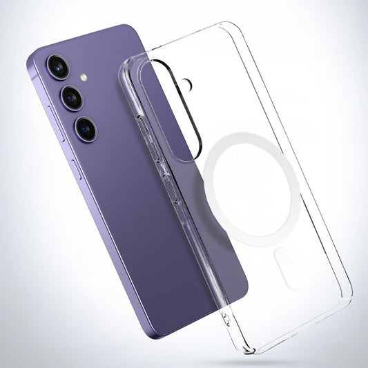 Crystal Clear Hard Back Anti-Yellowing with MagSafe Compatibility Phone Case For Samsung S23 FE 5G
