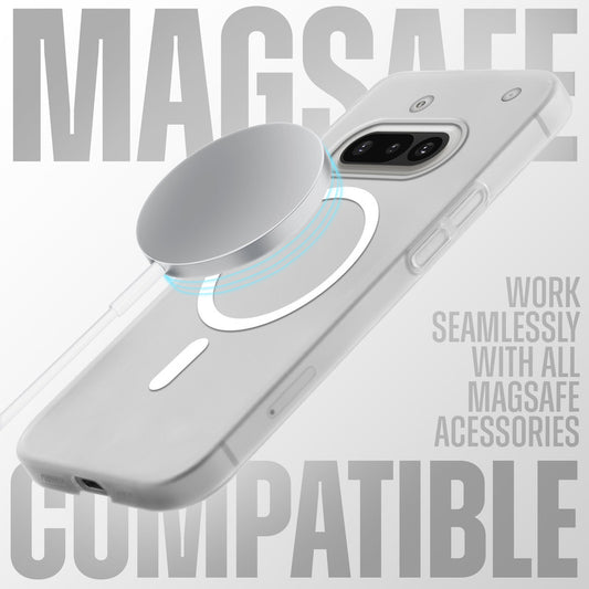 Sleek Frosted Matte Hard Case with MagSafe Support For Nothing Phone 3A 5G