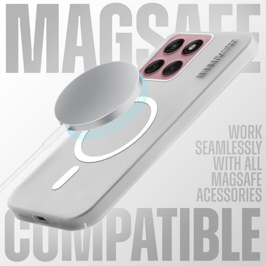 New Elegant Frosted Matte Slim Back With MagSafe Support Back Case For Motorola Moto Edge 60 Fusion 5G