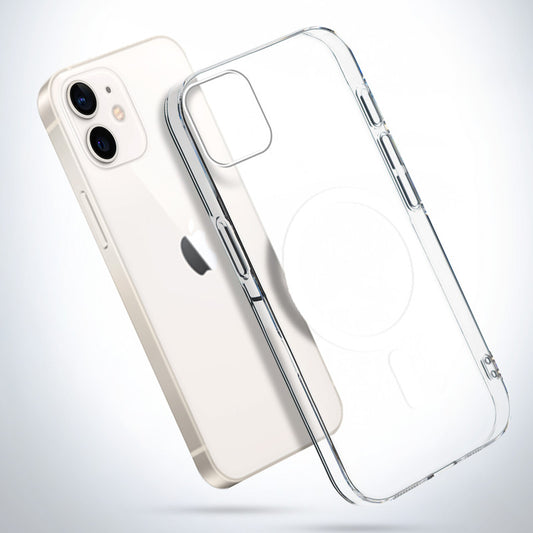 Colored Transparent Anti-Yellowing Magsafe Case For Apple iPhone 11
