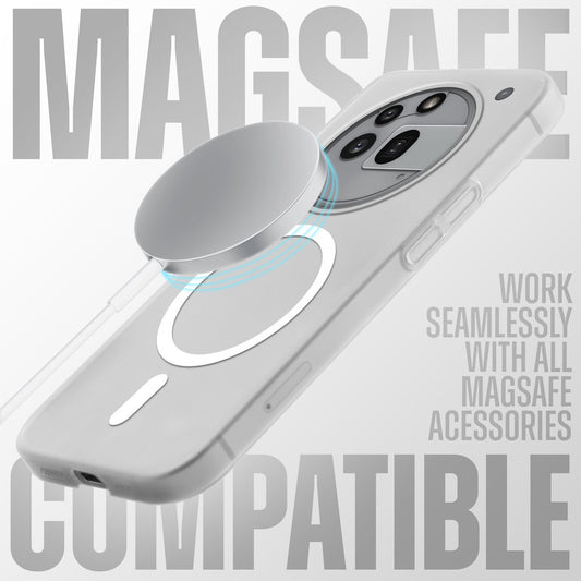 Sleek Frosted Matte Hard Case with MagSafe Support For Nothing Phone 3A Pro 5G