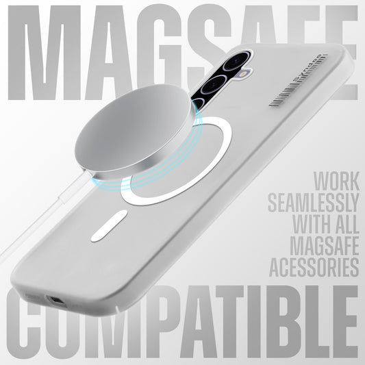 New Elegant Frosted Matte Slim Back With MagSafe Support Back Case For Samsung A56 5G
