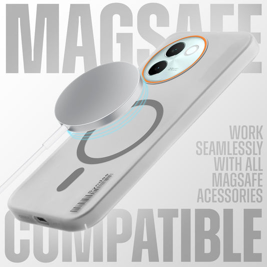 Colorful Frosted Matte MagSafe For Vivo V30e 5G