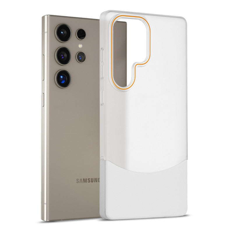 Frosted Case With 2-Cut Interlock For Samsung S23 Ultra 5G