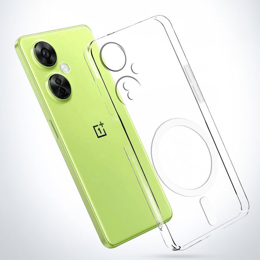 Colored Transparent Anti-Yellowing Magsafe Case For OnePlus Nord CE 3 Lite 5G