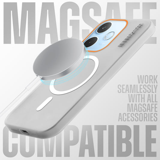 Colorful Frosted Matte MagSafe For Oppo A5 Pro 5G