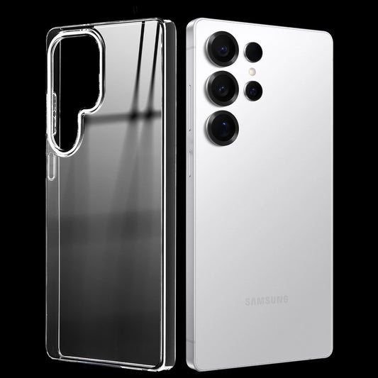 Crystal Shield Hard Case with Anti-Yellowing and Colorful Camera Guard for Samsung S23 Ultra 5G