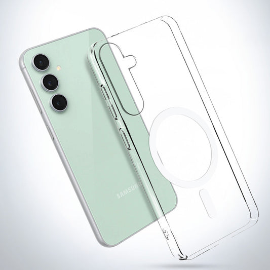 Crystal Clear Hard Back Anti-Yellowing with MagSafe Compatibility Phone Case For Samsung A34 5G