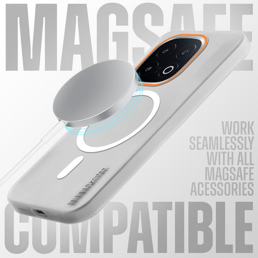 Elegant Colorful Frosted Matte Back With MagSafe Support Back Case For iQOO 13 5G