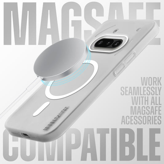 New Elegant Frosted Matte Slim Back With MagSafe Support Back Case For Nothing Phone 3A 5G