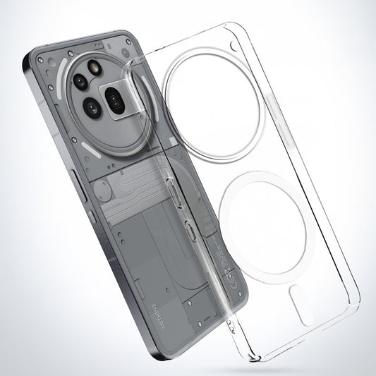 Crystal Clear Hard Back Anti-Yellowing with MagSafe Compatibility Phone Case For Nothing Phone 3A Pro 5G