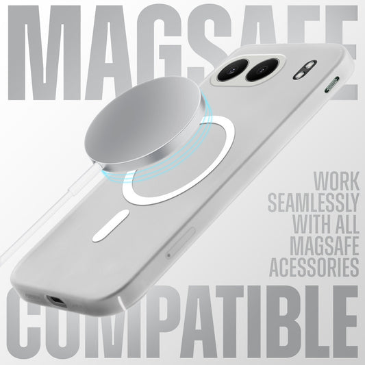 Sleek Frosted Matte Hard Case with MagSafe Support For OnePlus Nord 4 5G