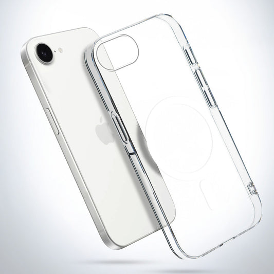 Colored Transparent Anti-Yellowing Magsafe Case For Apple iPhone 16e