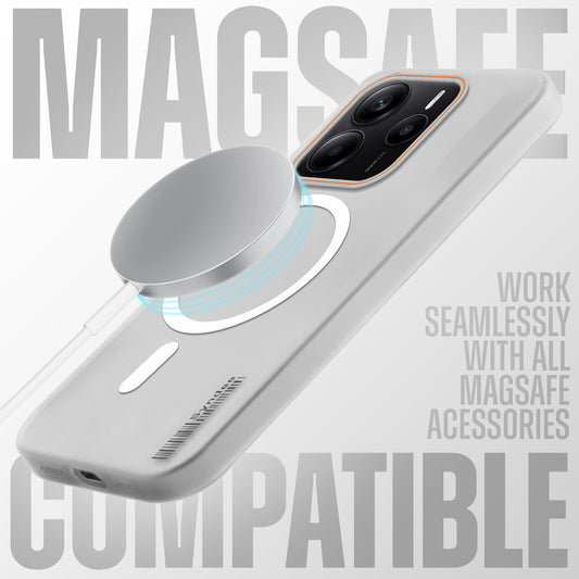 Colorful Frosted Matte MagSafe For Redmi Note 14 SE 5G