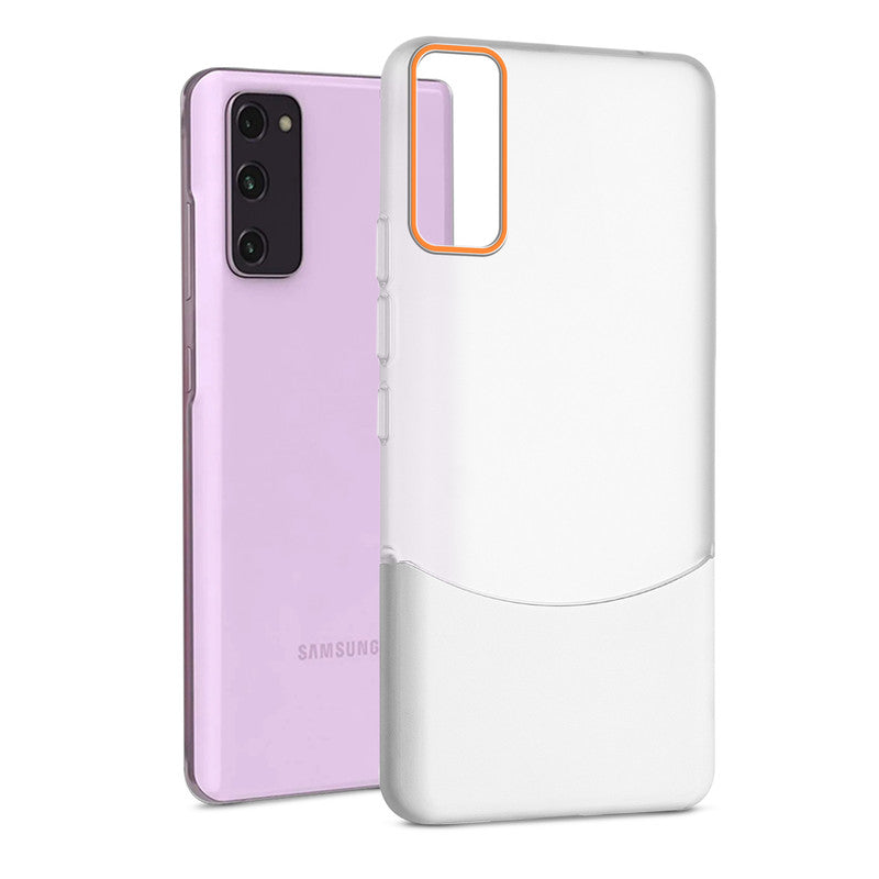 Frosted Case With 2-Cut Interlock For Samsung S20 FE 5G
