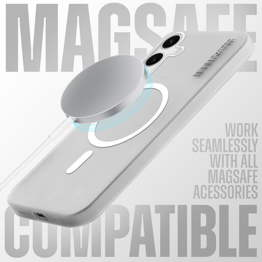 New Elegant Frosted Matte Slim Back With MagSafe Support Back Case For Samsung S24 5G