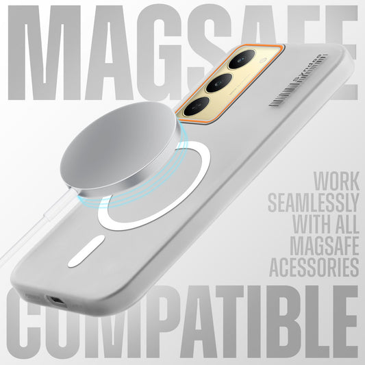 Colorful Frosted Matte MagSafe For Realme 14x 5G