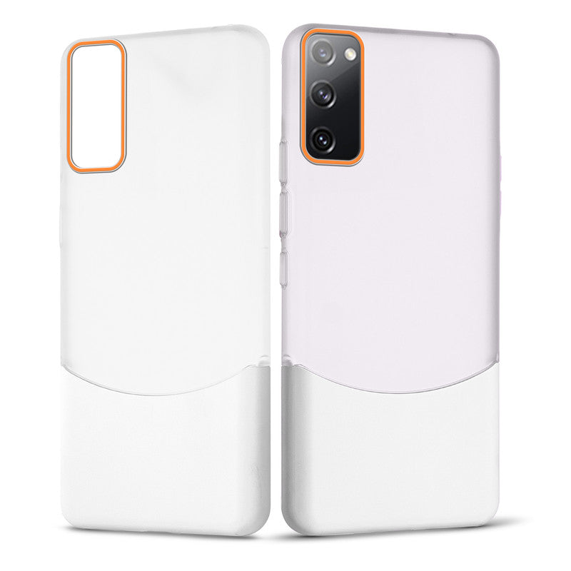 Frosted Case With 2-Cut Interlock For Samsung S20 FE 5G