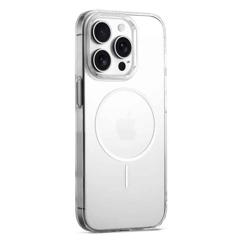 Crystal Clear Anti-Yellowing Wireless Charging Support Case For Apple iPhone 15 Pro Max