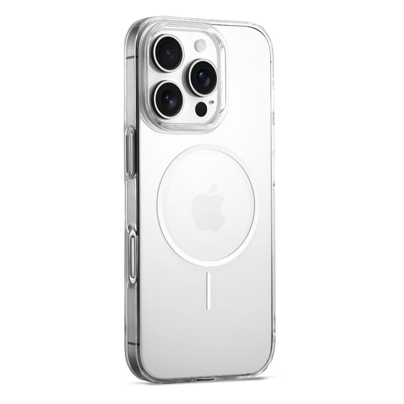 Crystal Clear Transparent Hard Back Anti-Yellowing Case with Wireless Charging Support Compatibility Phone Case For Apple iphone 16 Pro Max
