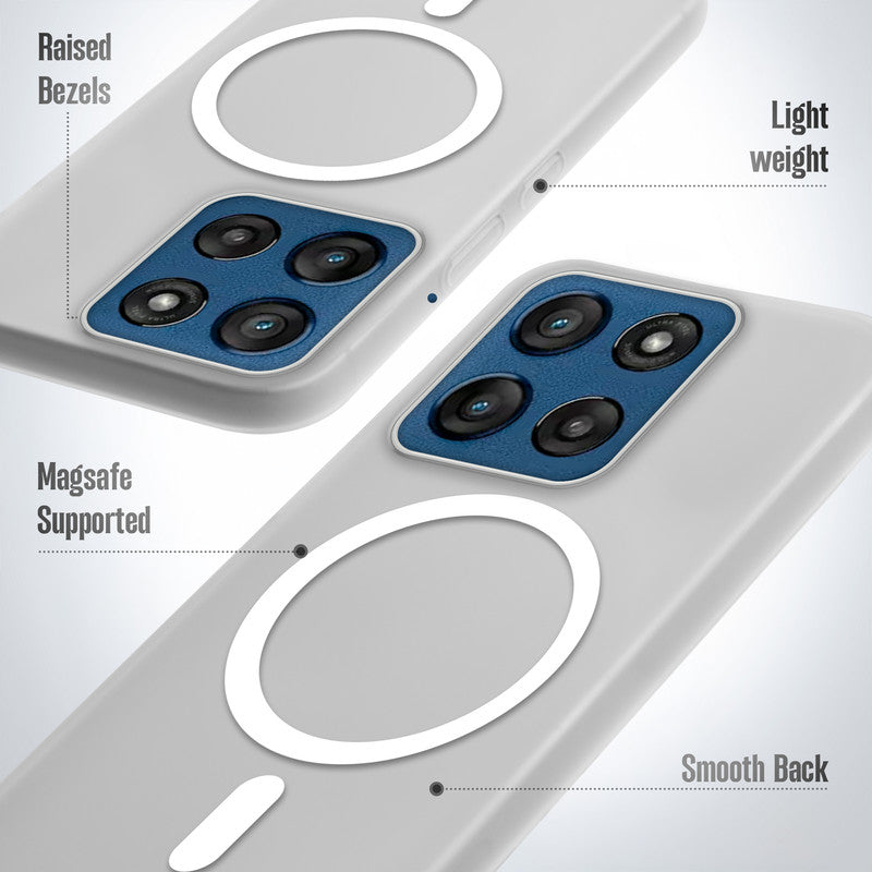 Frosted Slim Wireless Charging Support Case For Motorola Edge 60 Stylus 5G