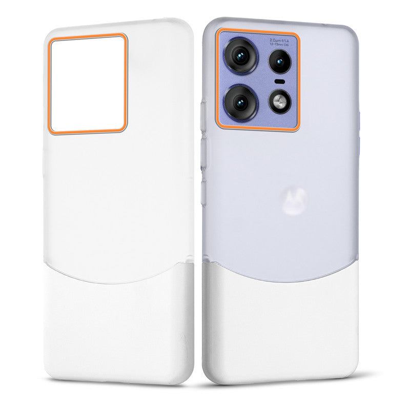 Frosted Case With 2-Cut Interlock For Motorola Moto Edge 50 Pro 5G