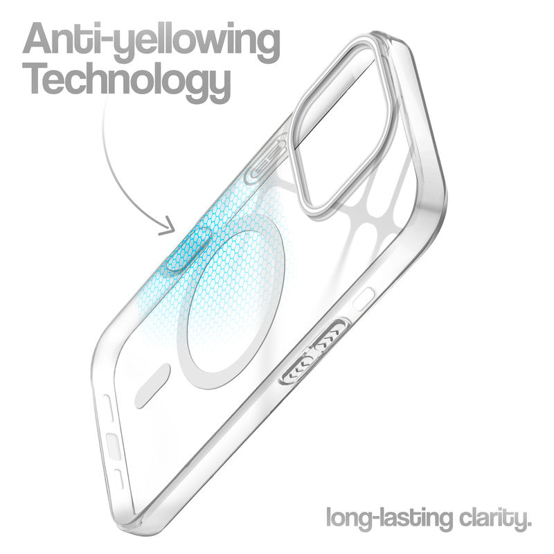 Anti-Yellow Colored Camera Line Case Support Wireless Charging Back Cover For Apple iPhone 16 Pro