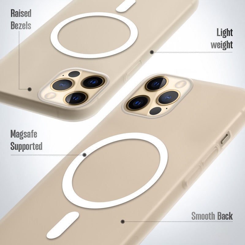 Slim Matte Wireless Charging Support Back Cover for Apple iPhone 12 Pro Max