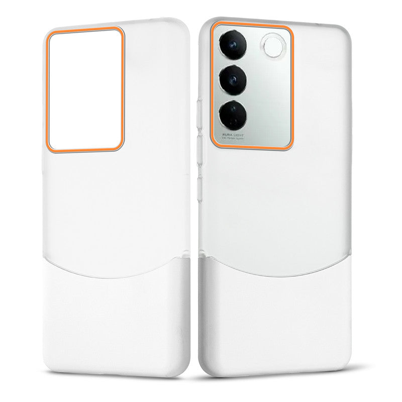 Frosted Case With 2-Cut Interlock For Vivo V27 Pro 5G