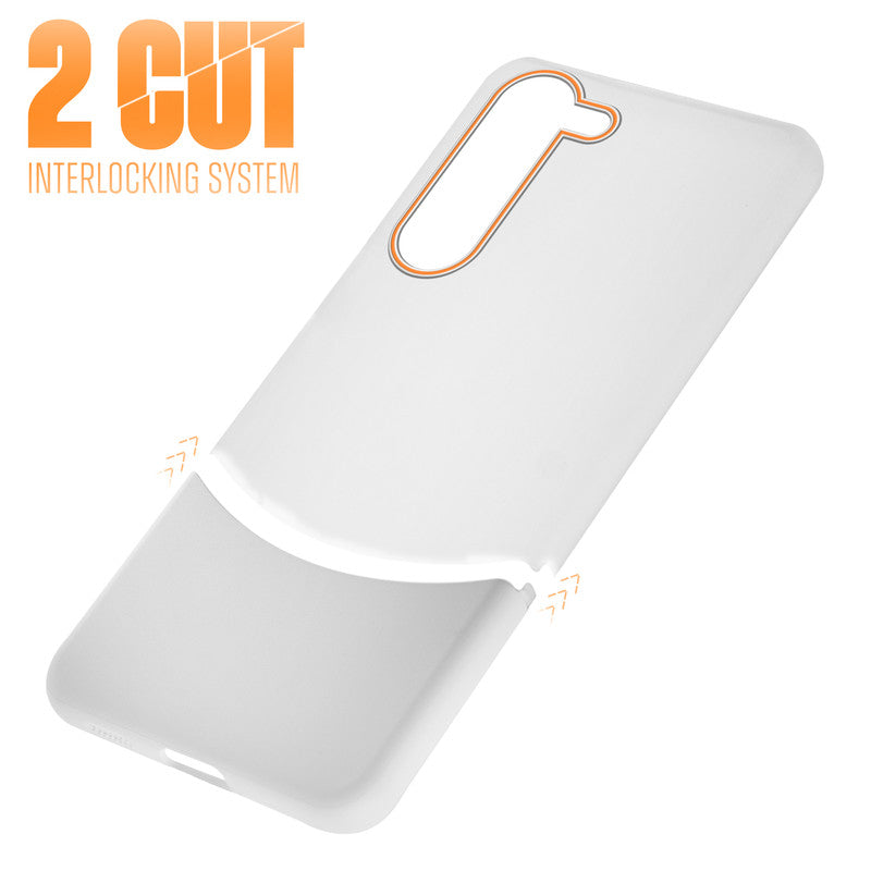 Frosted Case With 2-Cut Interlock For Samsung S23 5G