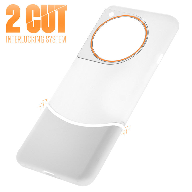 Frosted Case With 2-Cut Interlock For OnePlus 12R 5G