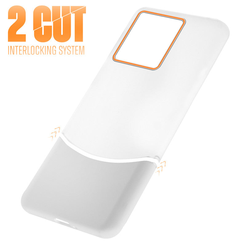 Frosted Case With 2-Cut Interlock For Motorola Moto Edge 50 Neo 5G