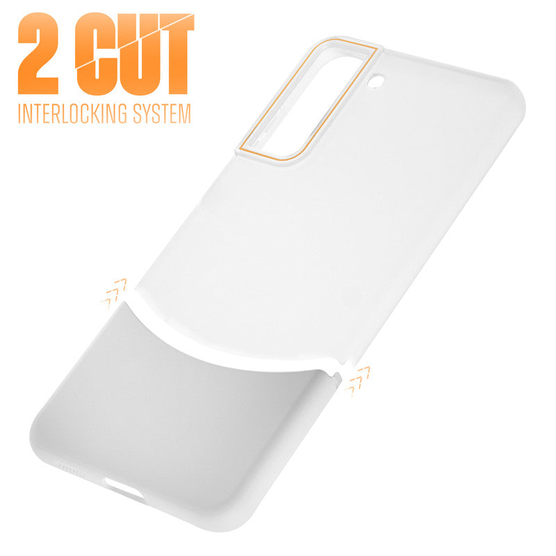 Frosted Case With 2-Cut Interlock For Samsung S21 FE 5G