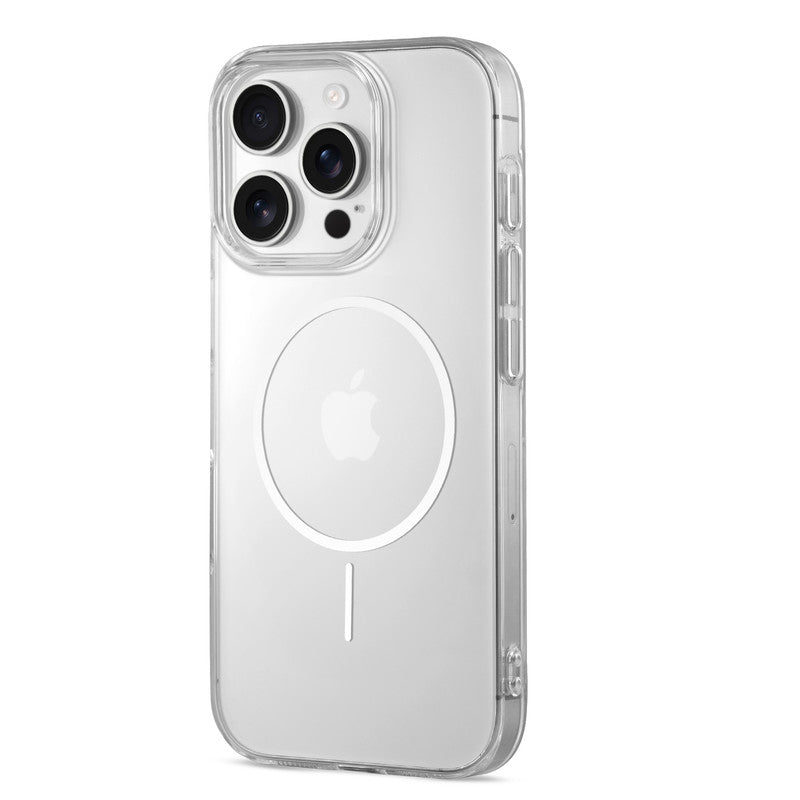 Crystal Clear Transparent Hard Back Anti-Yellowing Case with Wireless Charging Support Compatibility Phone Case For Apple iphone 16 Pro Max