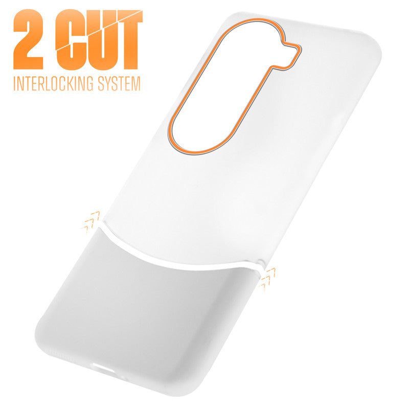 Frosted Case With 2-Cut Interlock For iQOO Z9s 5G