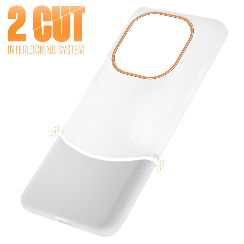 Frosted Case With 2-Cut Interlock For iQOO Z9s Pro 5G