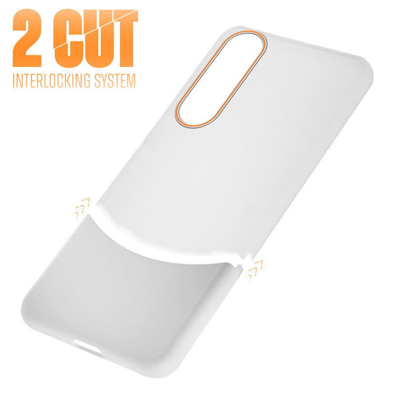 Frosted Case With 2-Cut Interlock For OnePlus Nord CE 4 5G