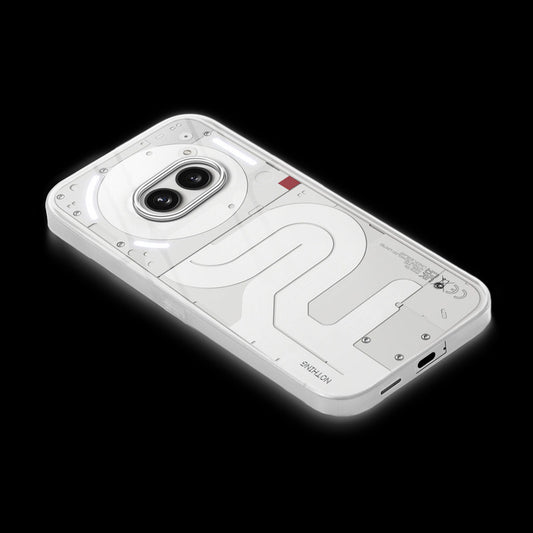 Crystal Shield Hard Case with Anti-Yellowing and Colorful Camera Guard for Nothing Phone 2A