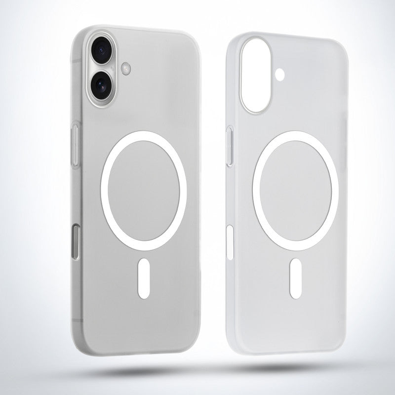 Frosted Slim Wireless Charging Support Case For Apple iPhone 16 Plus