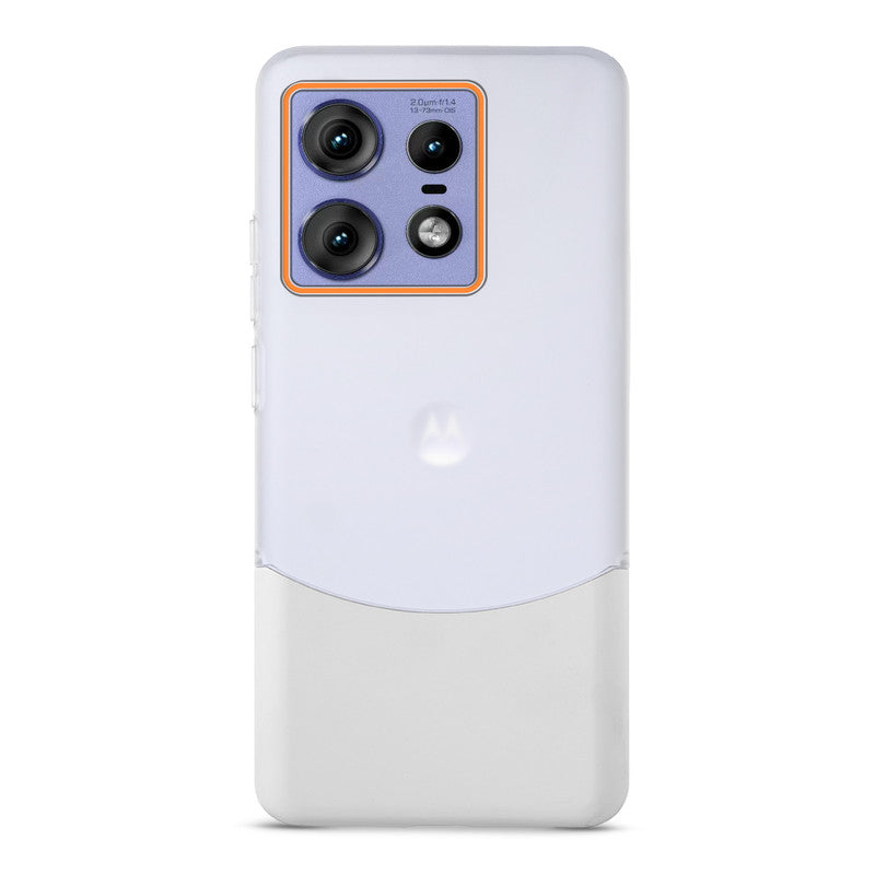 Frosted Case With 2-Cut Interlock For Motorola Moto Edge 50 Pro 5G