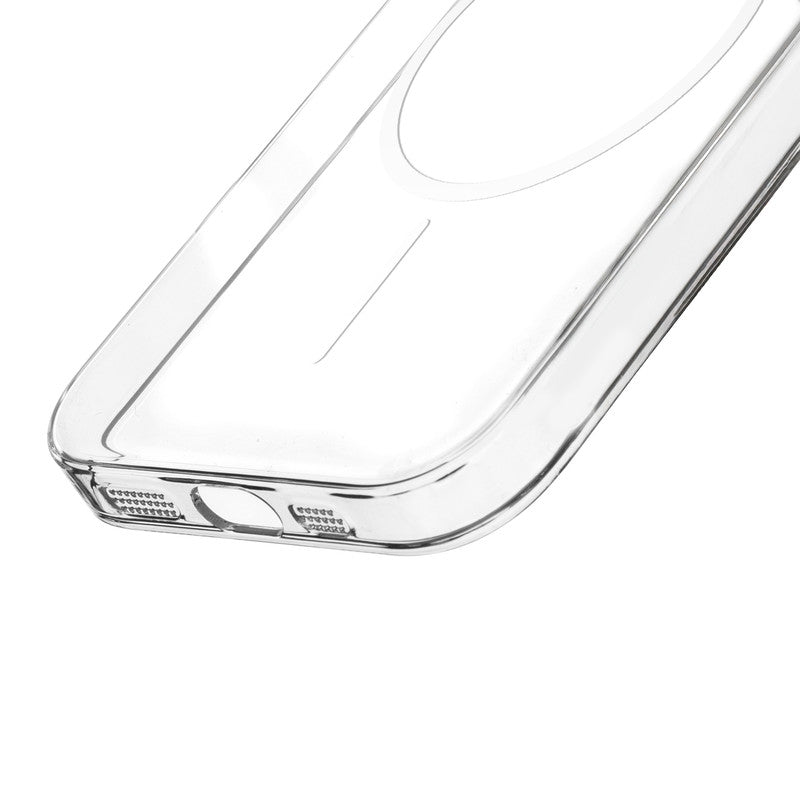 Crystal Clear Anti-Yellowing Wireless Charging Support Case For Apple iPhone 15 Pro Max