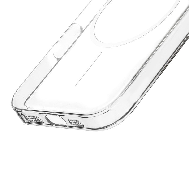 Crystal Clear Transparent Hard Back Anti-Yellowing Case with Wireless Charging Support Compatibility Phone Case For Apple iphone 16 Pro Max
