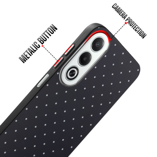 Rugged Hard Back Printed Case For Oppo K12x 5G with Metal Ring Camera Protection and Buttons