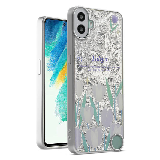Shiny Foil Design Printed Back Case for CMF by Nothing Phone 1 With Soft Edges with Glossy Semi-Hard Back