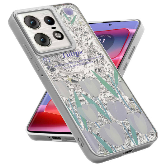 Shining Glossy Gradient Glitter Phone Back Cover Case for Motorola Moto Edge 50 Pro 5G