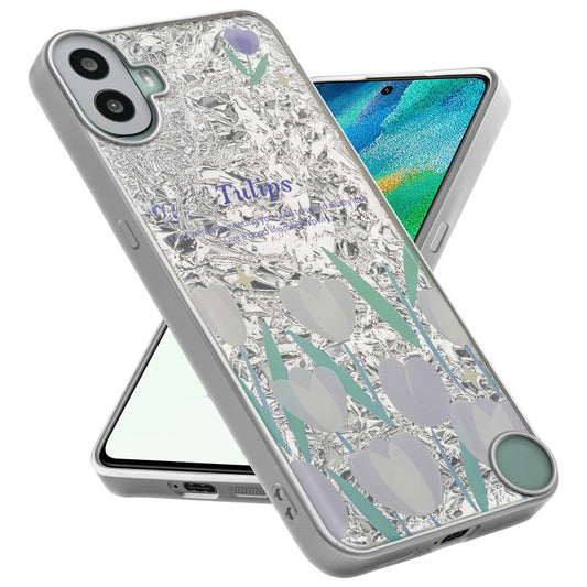 Shiny Foil Design Printed Back Case for CMF by Nothing Phone 1 With Soft Edges with Glossy Semi-Hard Back