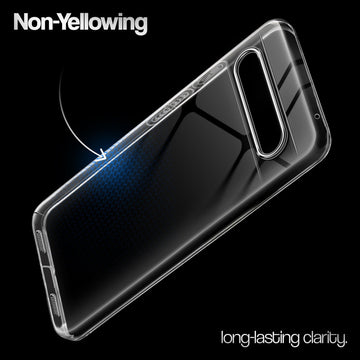 Crystal Clear Anti-Yellow Transparent Back Cover Case With Camera Ring Protection for Google Pixel 8A 5G