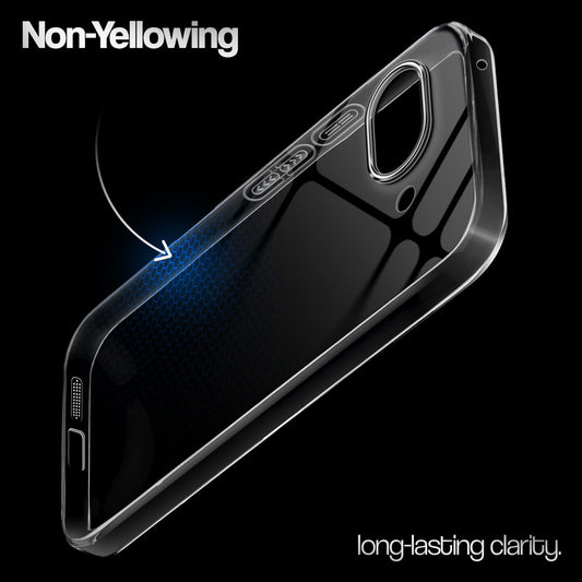 Crystal Clear Anti-Yellow Transparent Back Cover Case With Camera Ring Protection for Google Pixel 9A 5G