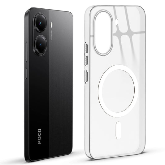 Anti-Yellow Scratch Resistant Case Support Magnetic Accessories Back Cover For Poco X7 Pro 5G