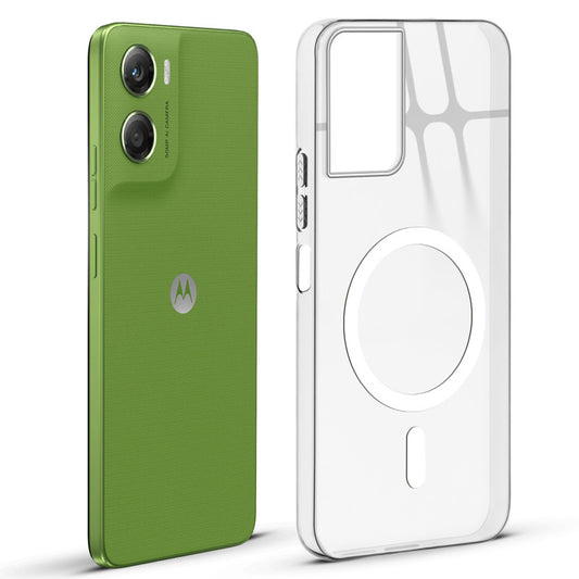 Anti-Yellow Scratch Resistant Case Support Magnetic Accessories Back Cover For Motorola G06 Power 5G